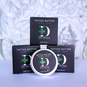 Ink Doctor Tattoo Creme tattoo butter voor dagelijkse verzorging en kleurbehoud van tatoeages